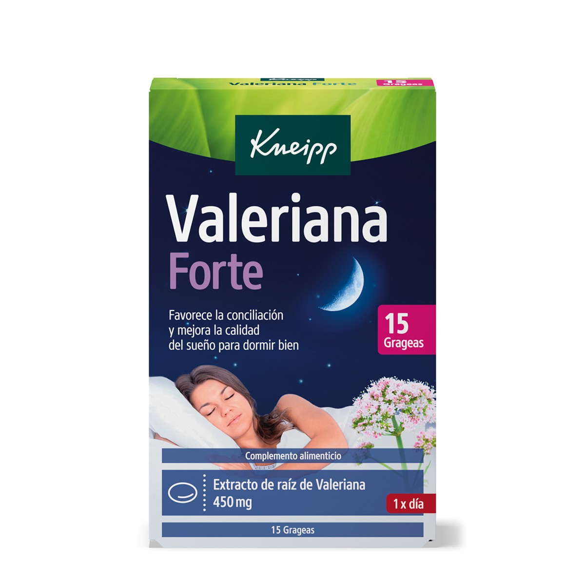 Kneipp Valeriana Forte 450mg 15 grageas